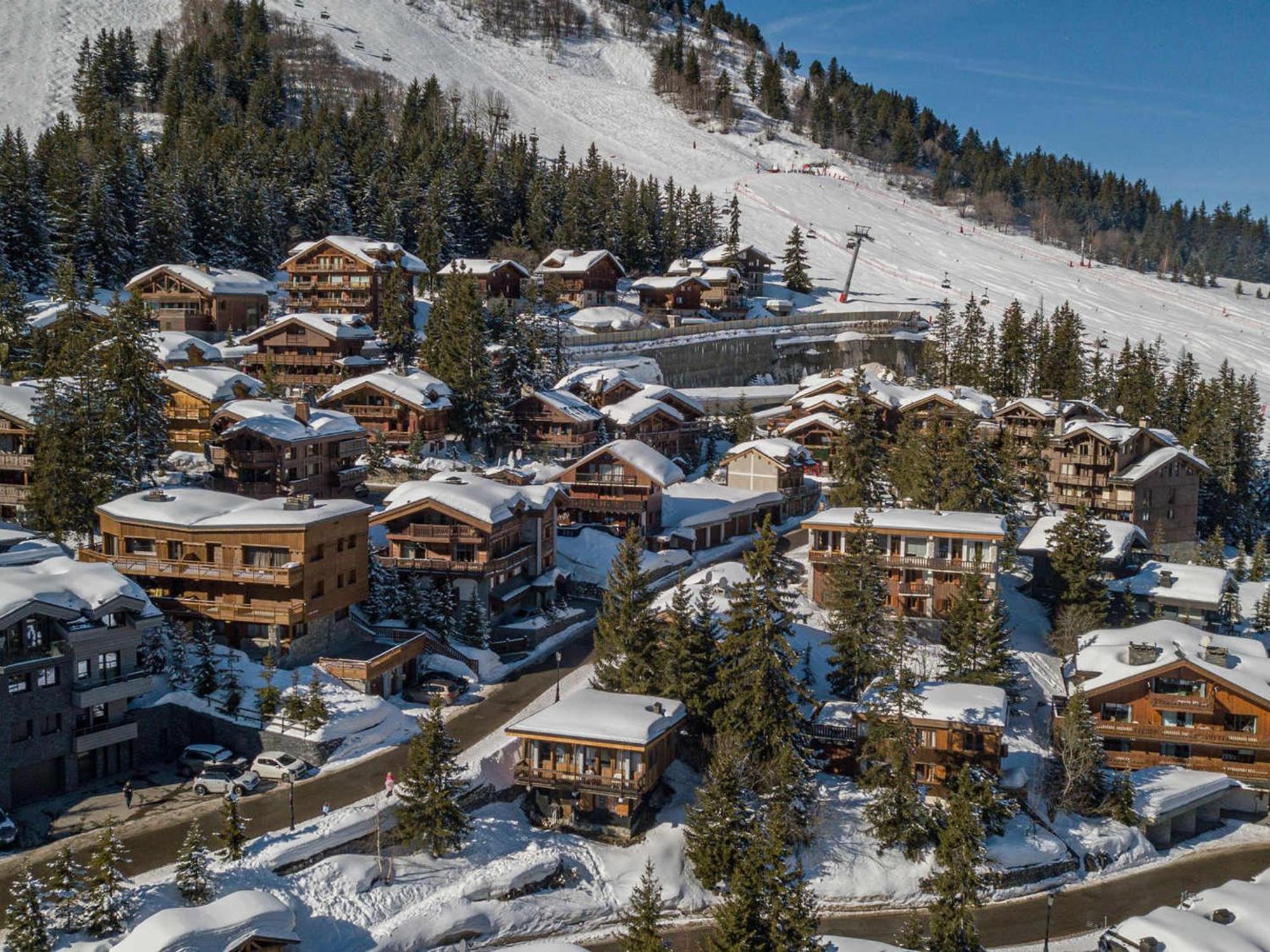 Вилла Chalet Cosy Proche Des Pistes Avec Sauna Et Cheminee - Courchevel 1850 - Fr-1-564-25 Экстерьер фото